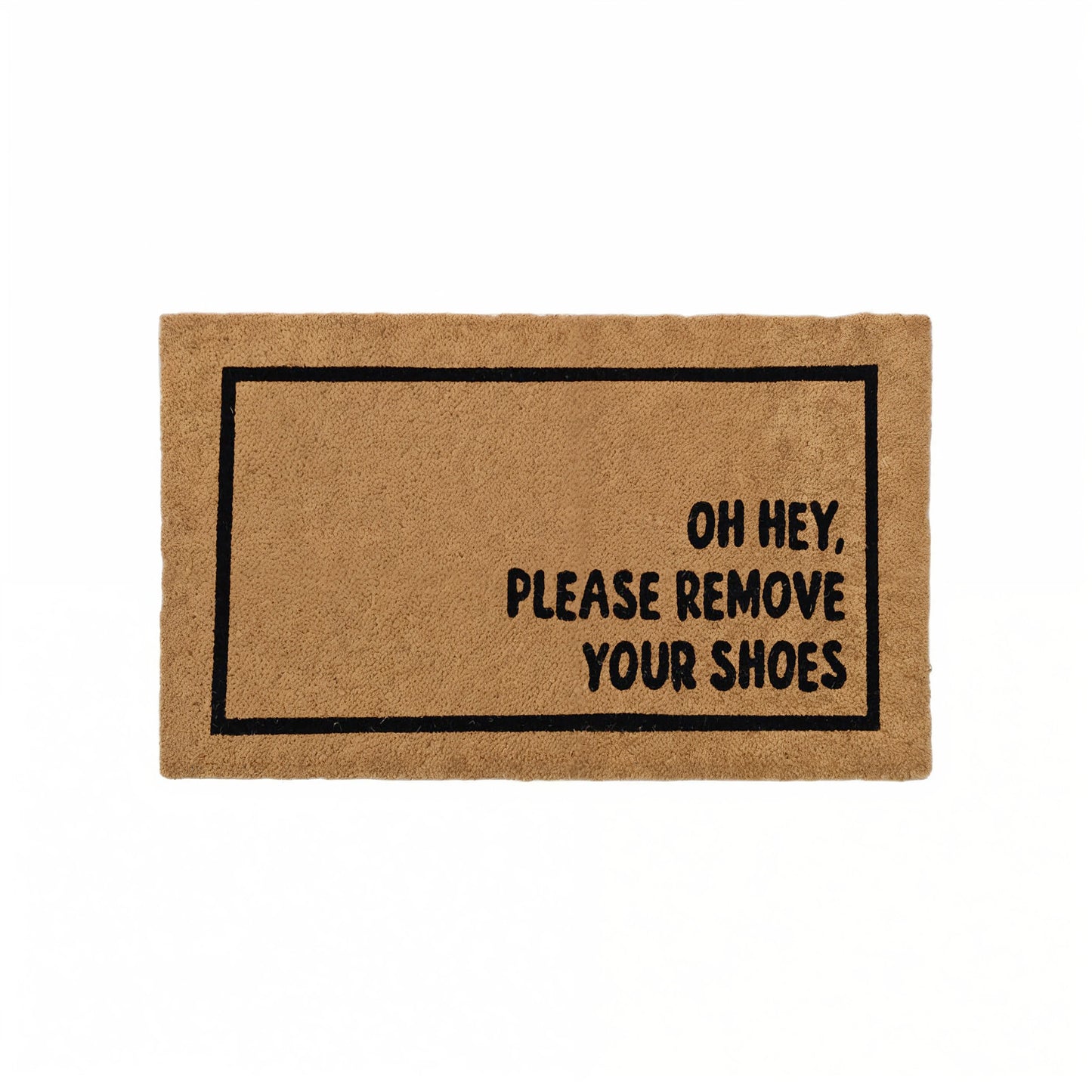 Please remove your shoes large double door mat(120×60 cm)