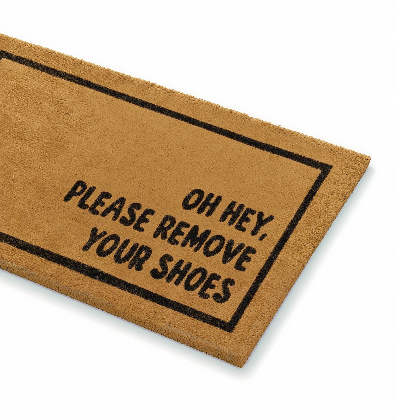 Please remove your shoes large double door mat(120×60 cm)
