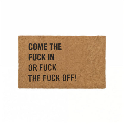 Come In Get Out Funny Doormat