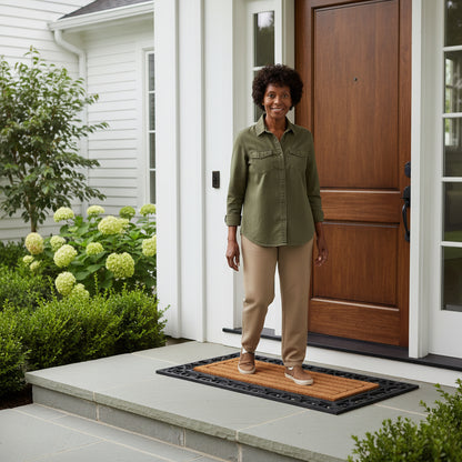 Rubber Coir Combination Mat 120 x 45 cm